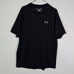 Under Armour "The Tech Tee" large black athletic short sleeve shirt